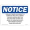 Signmission OSHA Sign, 7" H, Rigid Plastic, Cooling Tower Disconnect Is Served By Multiple Sign, Landscape OS-NS-P-710-L-10832 - alternate 1
